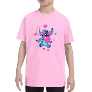 Pink T-Shirt with Stitch